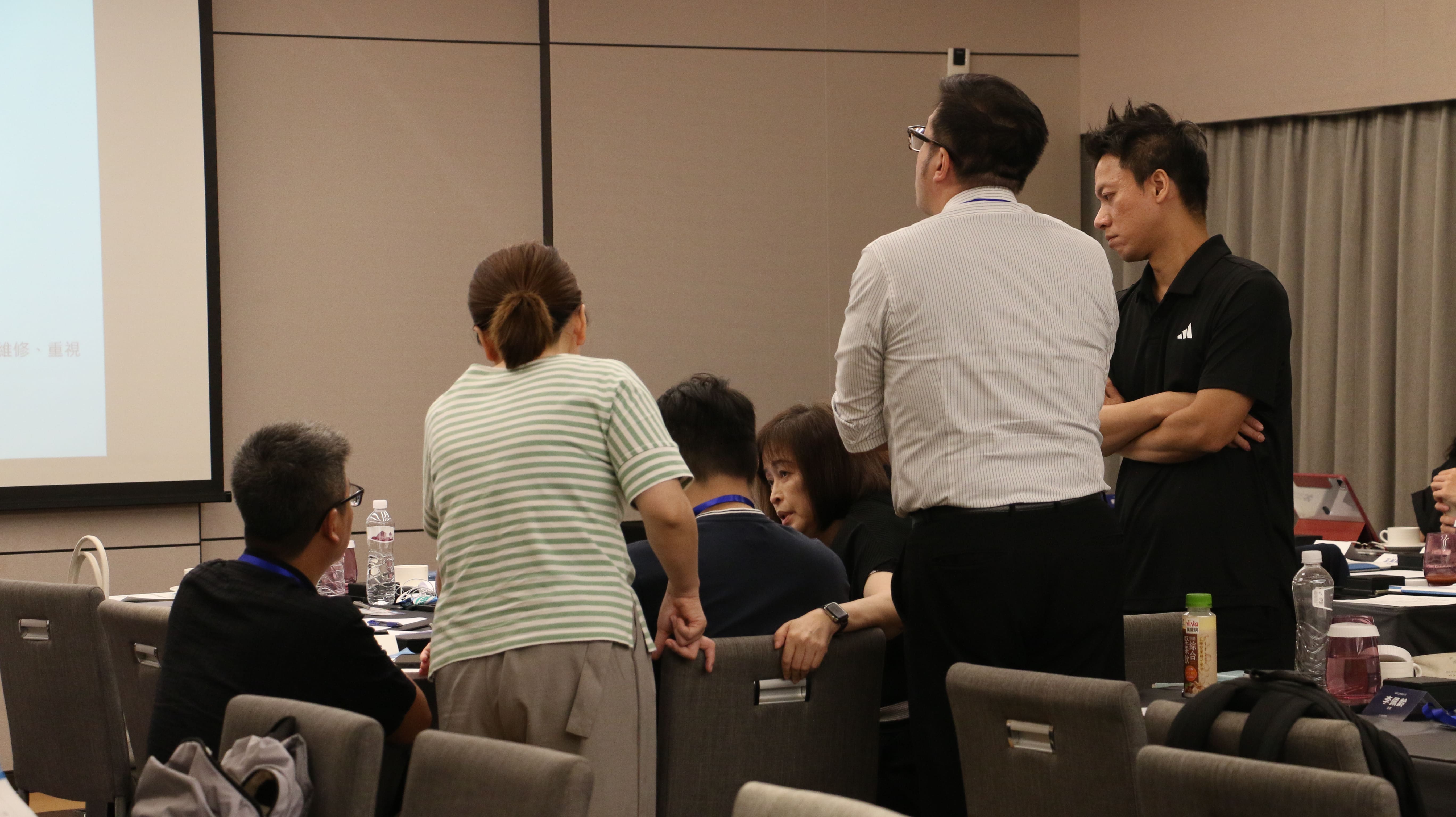 【永續企業】策略地圖實作課程現況，學員積極參與課程